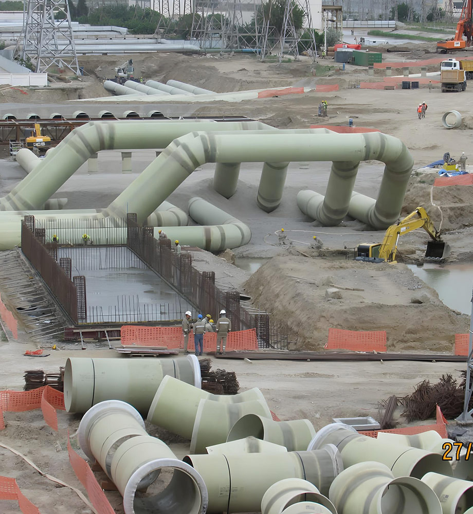 FRP Recirculation Piping