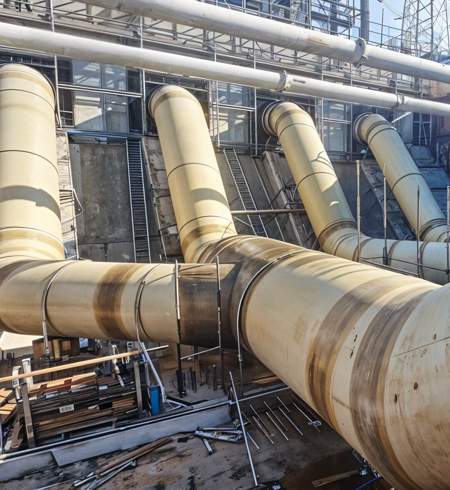 GRP Cooling Water Pipes
